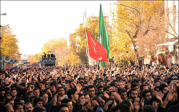 جلو‌ه های ناب از شور و شعور حسینی در اجتماع عظیم عزاداران زنجانی 2
