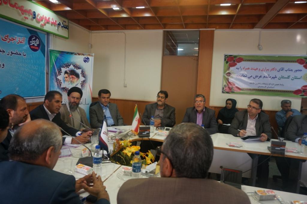 همسان‌سازی کد تلفن ثابت در گلستان با حضور دکتر براری 3