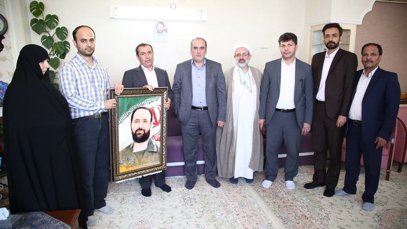 دیدار با خانواده شهید نصرالهی