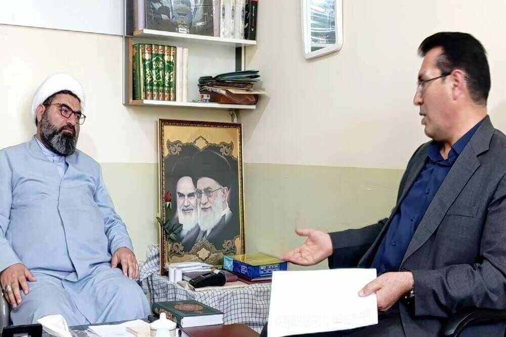 دیدار با امام جمعه انگوت