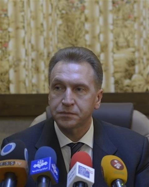 First Deputy Prime Minister Confirms Russian Determination to Strengthen Economic Ties with Iran