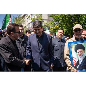 حضور وزیر ارتباطات در مراسم اربعین رهبر شهید