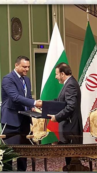 Iran, Bulgaria Sign Cooperation Deal